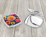 Colorful Chrysanthemums Compact Mirror by Caroline's Treasures