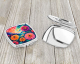 Colorful Dahlias Compact Mirror by Caroline's Treasures