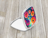 Colorful Dahlias Compact Mirror by Caroline's Treasures