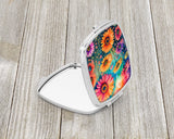 Colorful Gerbera Daisies Compact Mirror by Caroline's Treasures