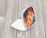 Colorful Gladiolus Compact Mirror by Caroline's Treasures