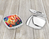 Colorful Gladiolus Compact Mirror by Caroline's Treasures