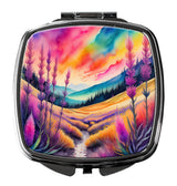 Colorful Liatris Compact Mirror by Caroline's Treasures