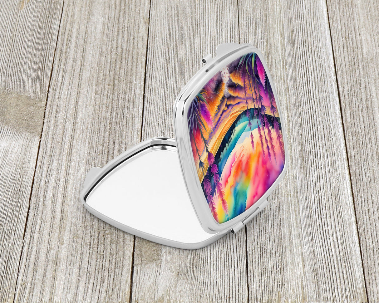 Colorful Liatris Compact Mirror by Caroline's Treasures