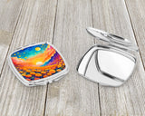 Colorful Marigolds Compact Mirror by Caroline's Treasures