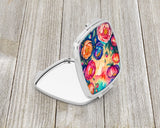 Colorful Peonies Compact Mirror by Caroline's Treasures