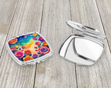 Colorful Roses Compact Mirror by Caroline's Treasures