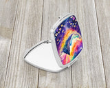 Colorful Violets Compact Mirror by Caroline's Treasures