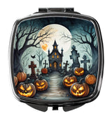 Graveyard Spooky Halloween Compact Mirror by Caroline's Treasures