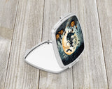 Flying Witch Spooky Halloween Compact Mirror by Caroline's Treasures