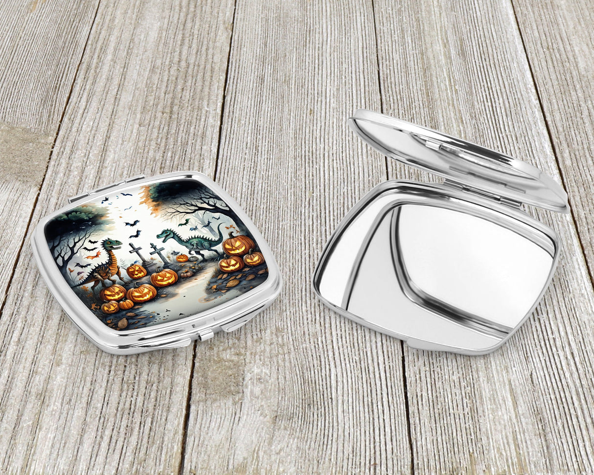 Dinosaurs Spooky Halloween Compact Mirror by Caroline's Treasures