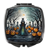 Evil Queen Spooky Halloween Compact Mirror by Caroline's Treasures