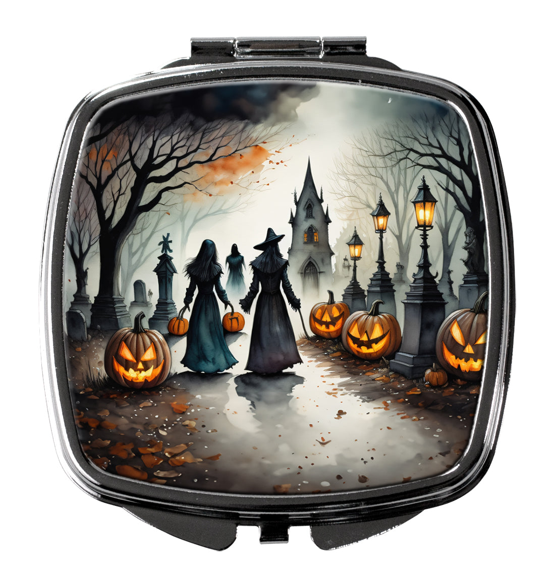 Vampires Spooky Halloween Compact Mirror by Caroline's Treasures