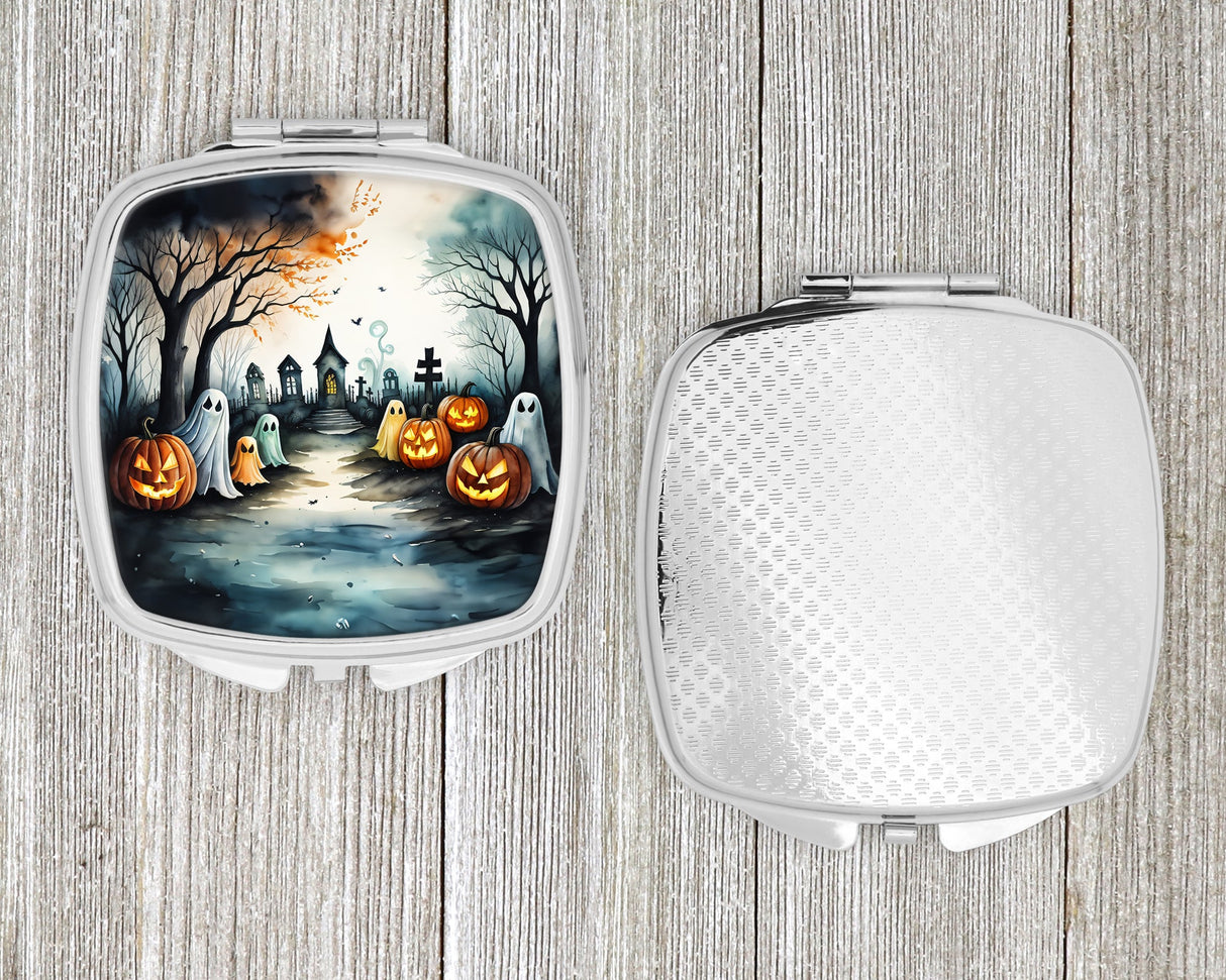 Ghosts Spooky Halloween Compact Mirror by Caroline's Treasures