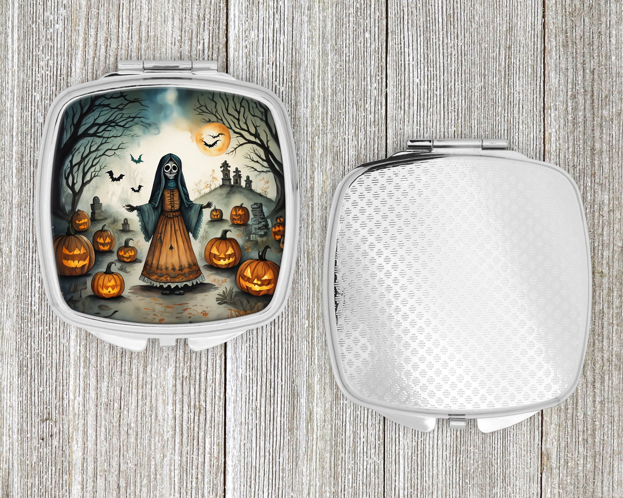 La Llorona Skeleton Spooky Halloween Compact Mirror by Caroline's Treasures