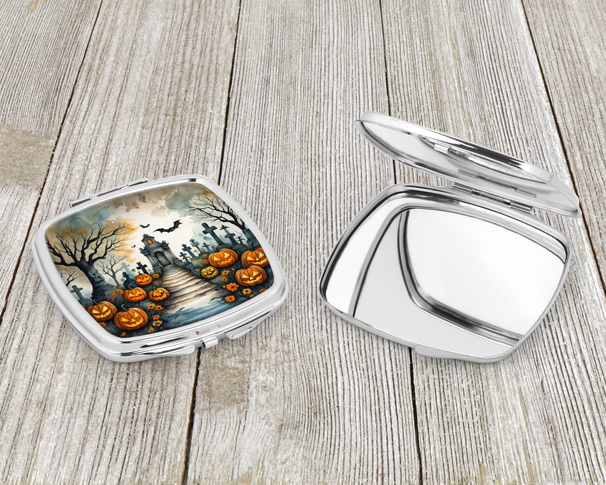 Marigold Spooky Halloween Compact Mirror by Caroline's Treasures