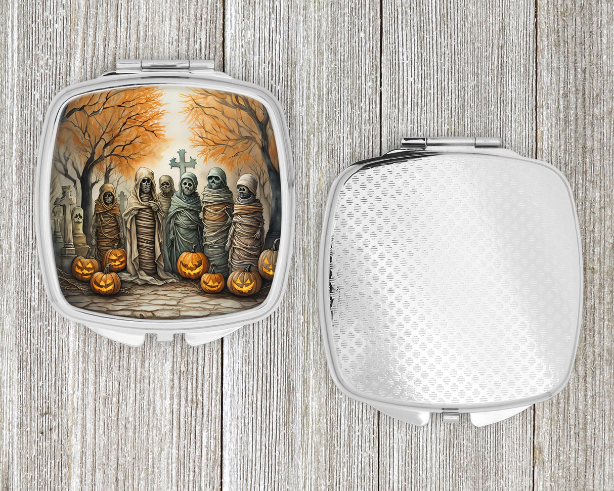 Mummies Spooky Halloween Compact Mirror by Caroline's Treasures