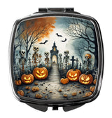 Skeleton Spooky Halloween Compact Mirror by Caroline's Treasures