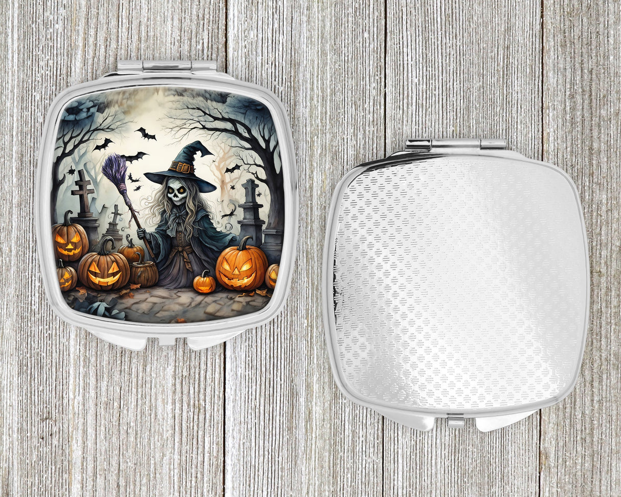 Witch Spooky Halloween Compact Mirror by Caroline's Treasures