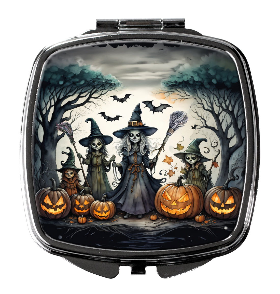 Witches Spooky Halloween Compact Mirror by Caroline's Treasures