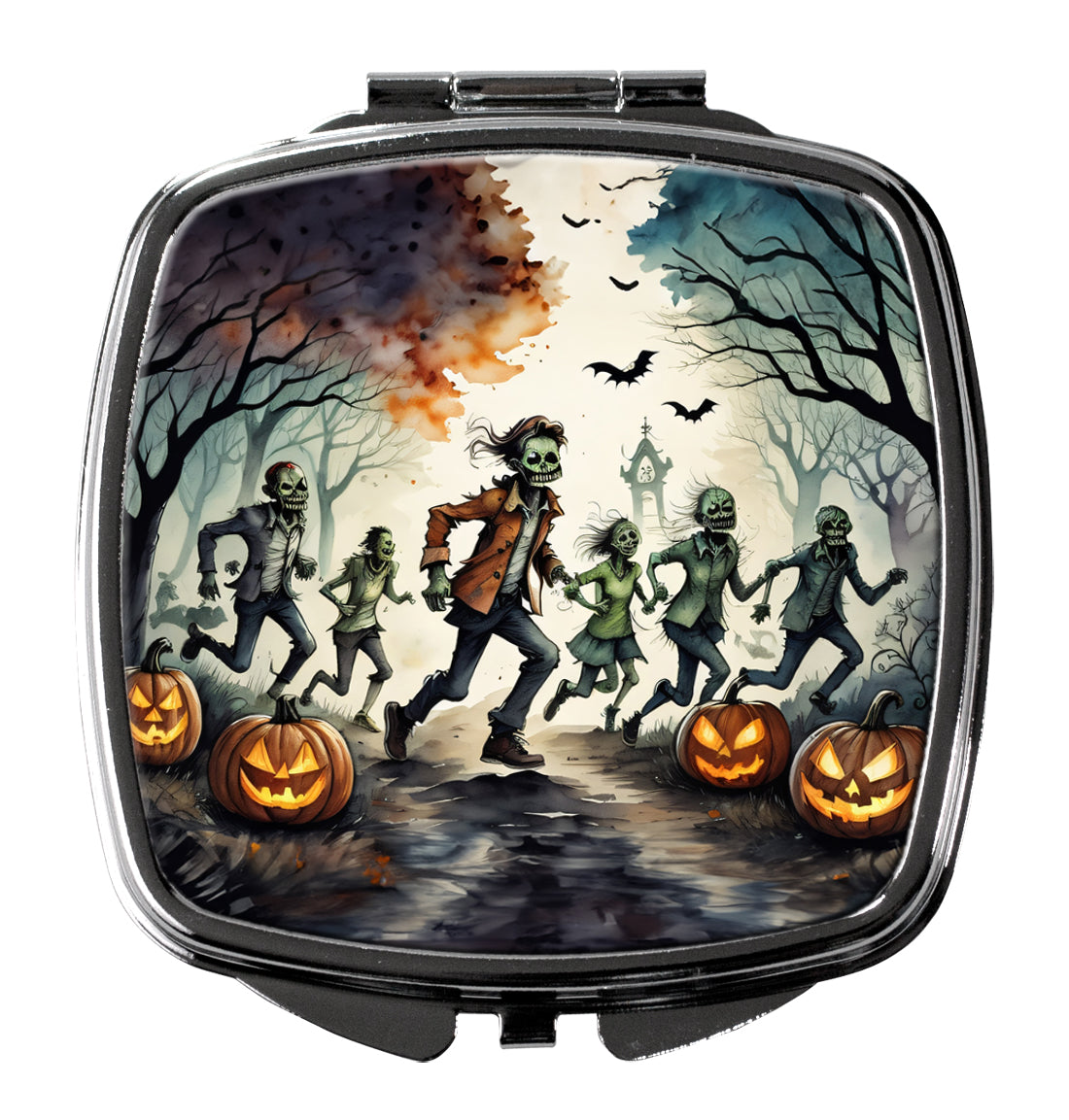 Zombies Spooky Halloween Compact Mirror by Caroline's Treasures