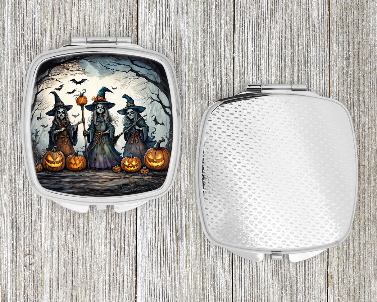 Witches Spooky Halloween Compact Mirror by Caroline's Treasures