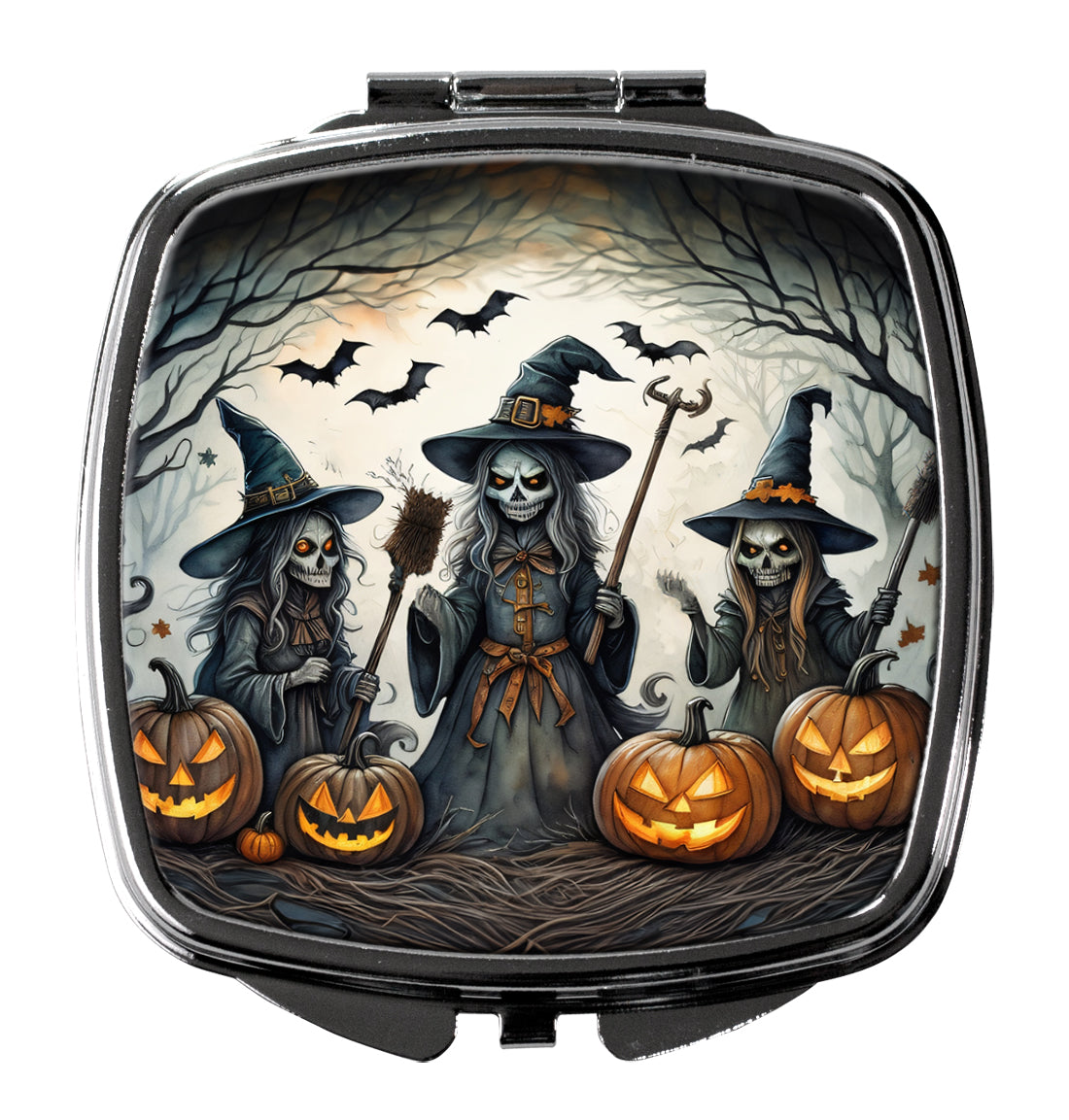 Witches Spooky Halloween Compact Mirror by Caroline's Treasures