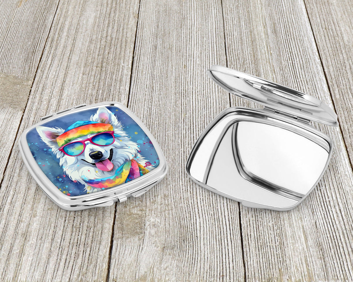 American Eskimo Hippie Dawg Compact Mirror by Caroline's Treasures