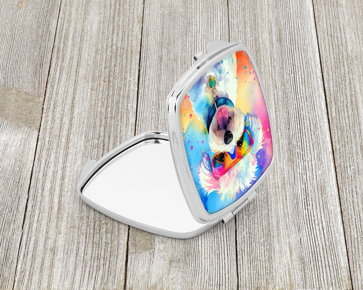 Bichon Frise Hippie Dawg Compact Mirror by Caroline's Treasures