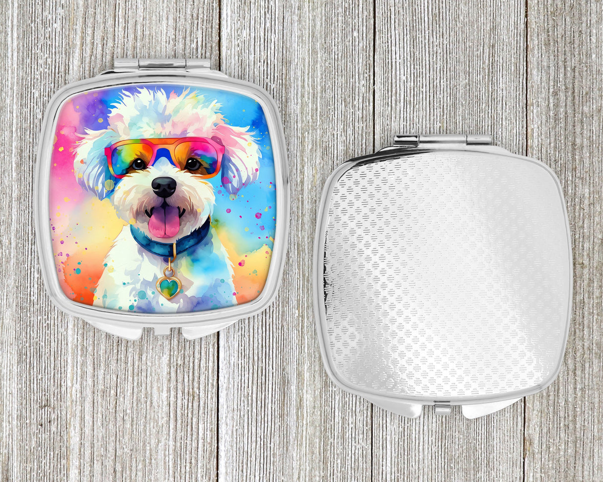 Bichon Frise Hippie Dawg Compact Mirror by Caroline's Treasures