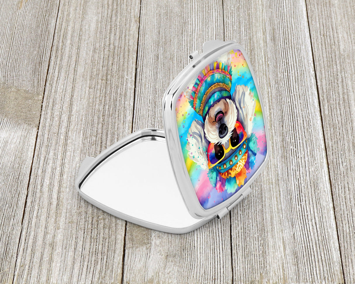 Bichon Frise Hippie Dawg Compact Mirror by Caroline's Treasures