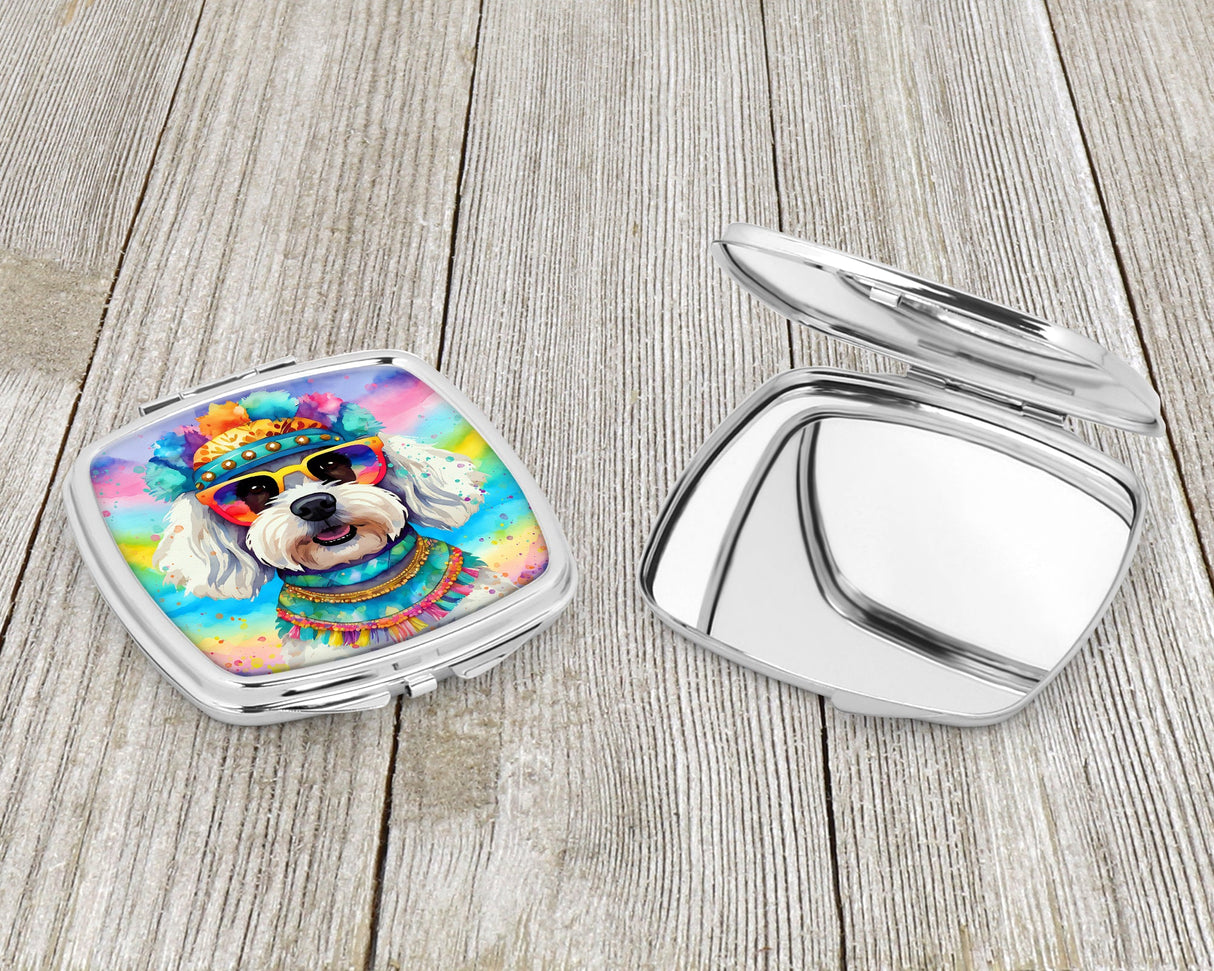 Bichon Frise Hippie Dawg Compact Mirror by Caroline's Treasures