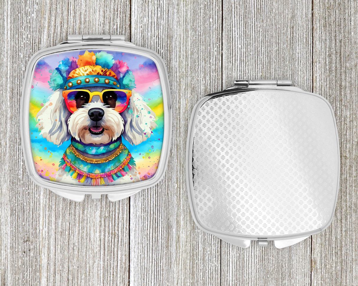 Bichon Frise Hippie Dawg Compact Mirror by Caroline's Treasures