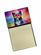 Border Collie Hippie Dawg Sticky Note Holder by Caroline's Treasures