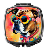 Boxer Hippie Dawg Compact Mirror by Caroline's Treasures