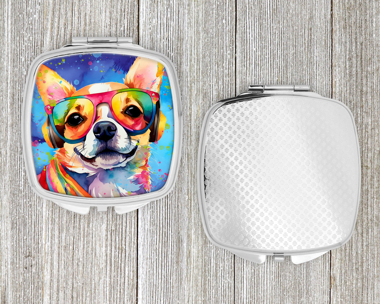 Chihuahua Hippie Dawg Compact Mirror by Caroline's Treasures