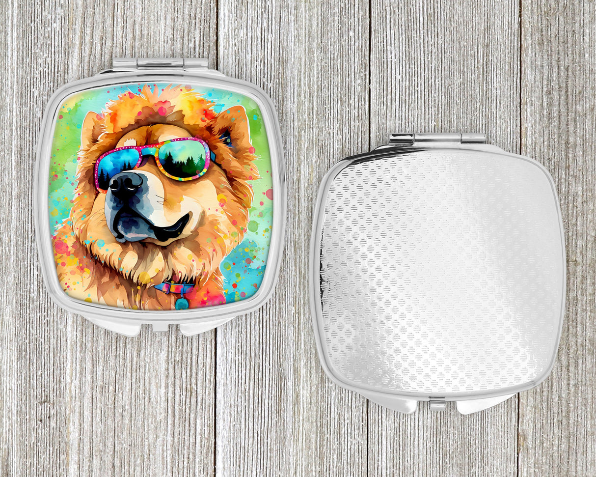 Chow Chow Hippie Dawg Compact Mirror by Caroline's Treasures