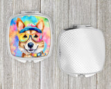 Corgi Hippie Dawg Compact Mirror by Caroline's Treasures