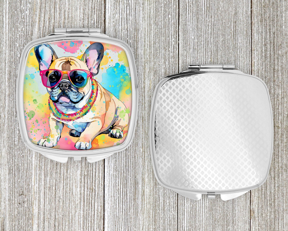 French Bulldog Hippie Dawg Compact Mirror by Caroline's Treasures