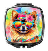 Pomeranian Hippie Dawg Compact Mirror by Caroline's Treasures