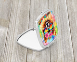 Pomeranian Hippie Dawg Compact Mirror by Caroline's Treasures