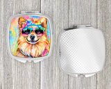 Pomeranian Hippie Dawg Compact Mirror by Caroline's Treasures