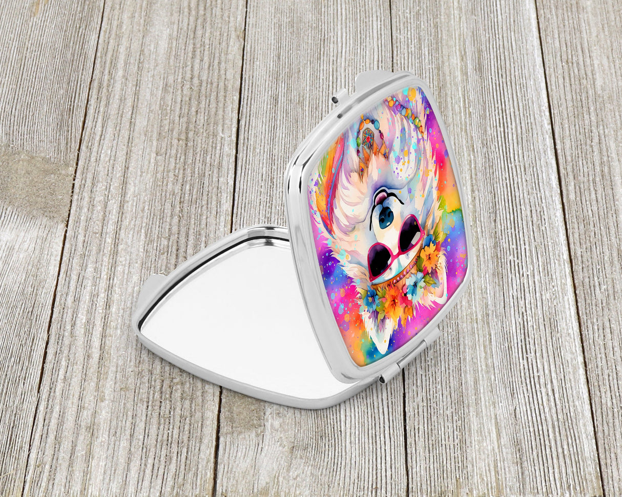 Samoyed Hippie Dawg Compact Mirror by Caroline's Treasures