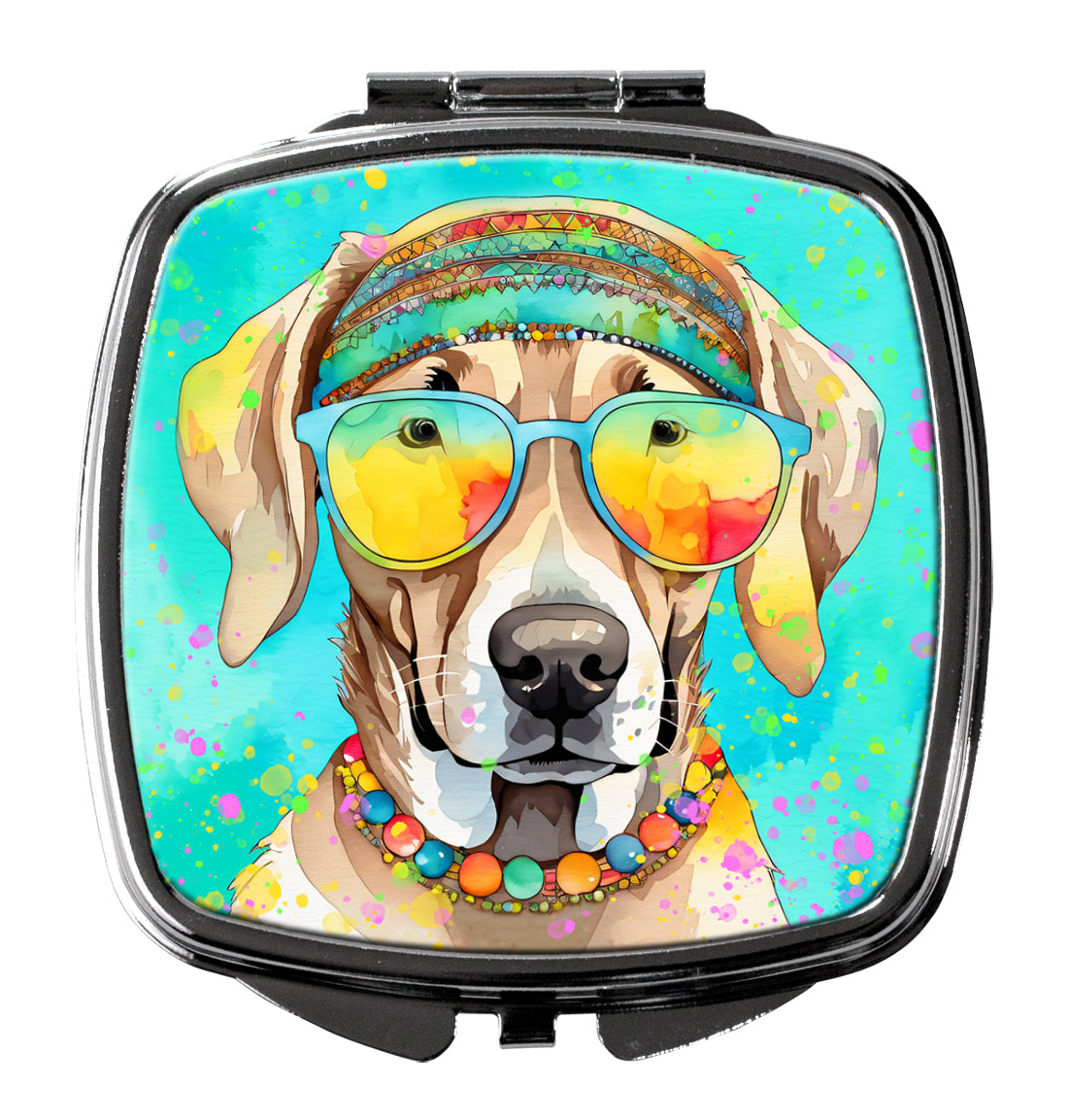 Weimaraner Hippie Dawg Compact Mirror by Caroline's Treasures