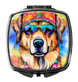 Hippie Dawg Compact Mirror by Caroline's Treasures