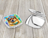 Hippie Dawg Compact Mirror by Caroline's Treasures