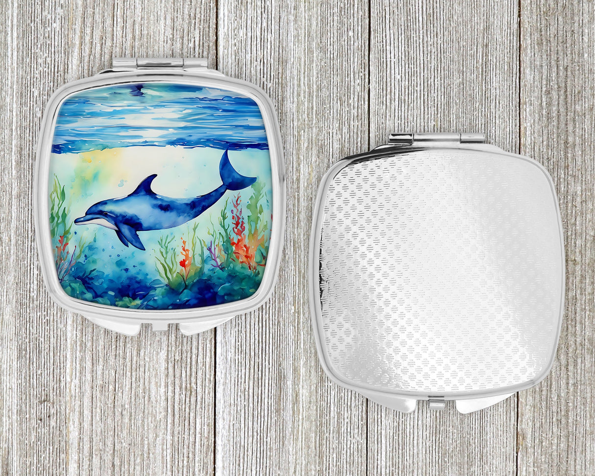 Dolphin Compact Mirror by Caroline's Treasures