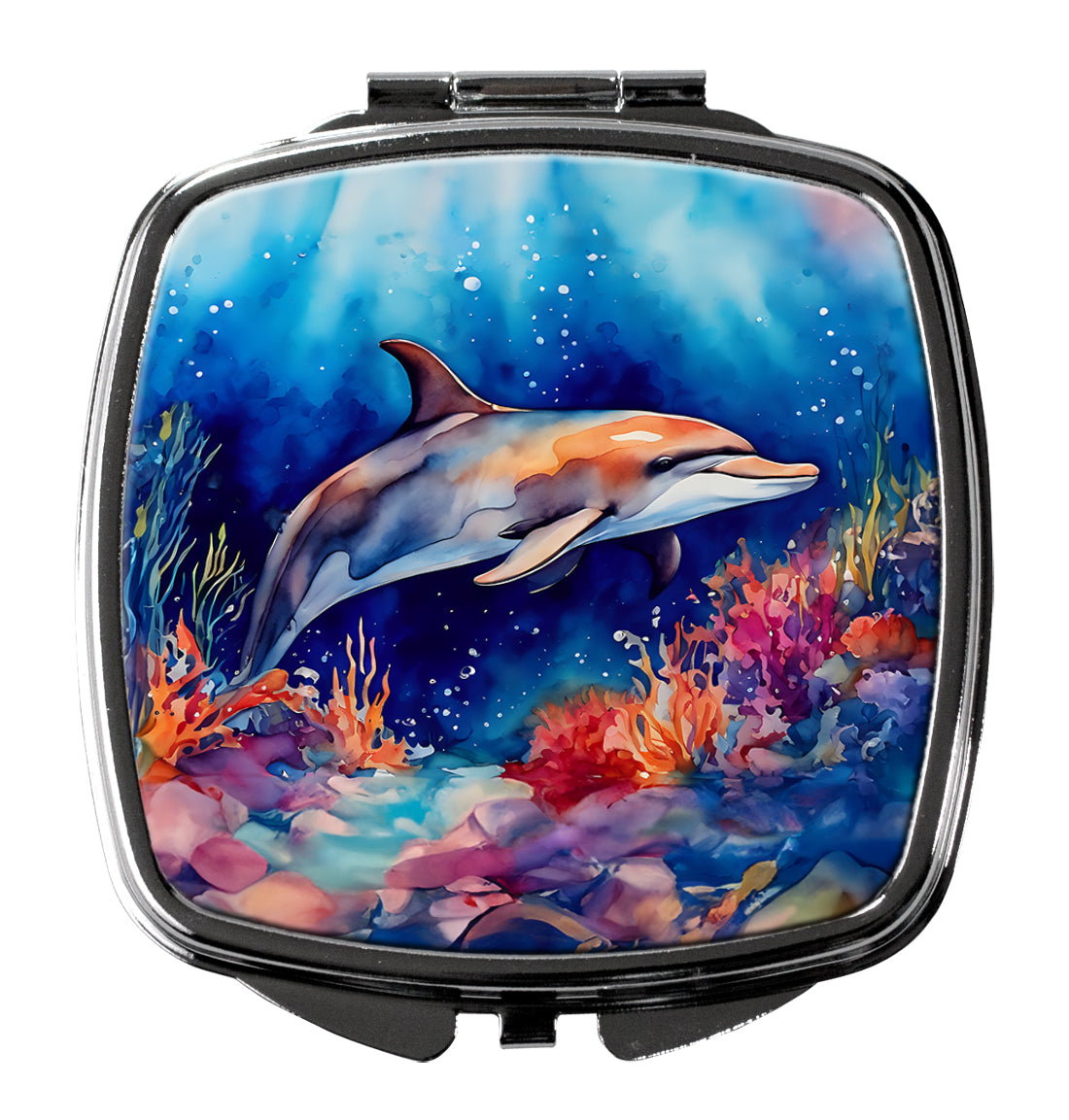 Dolphin Compact Mirror by Caroline's Treasures