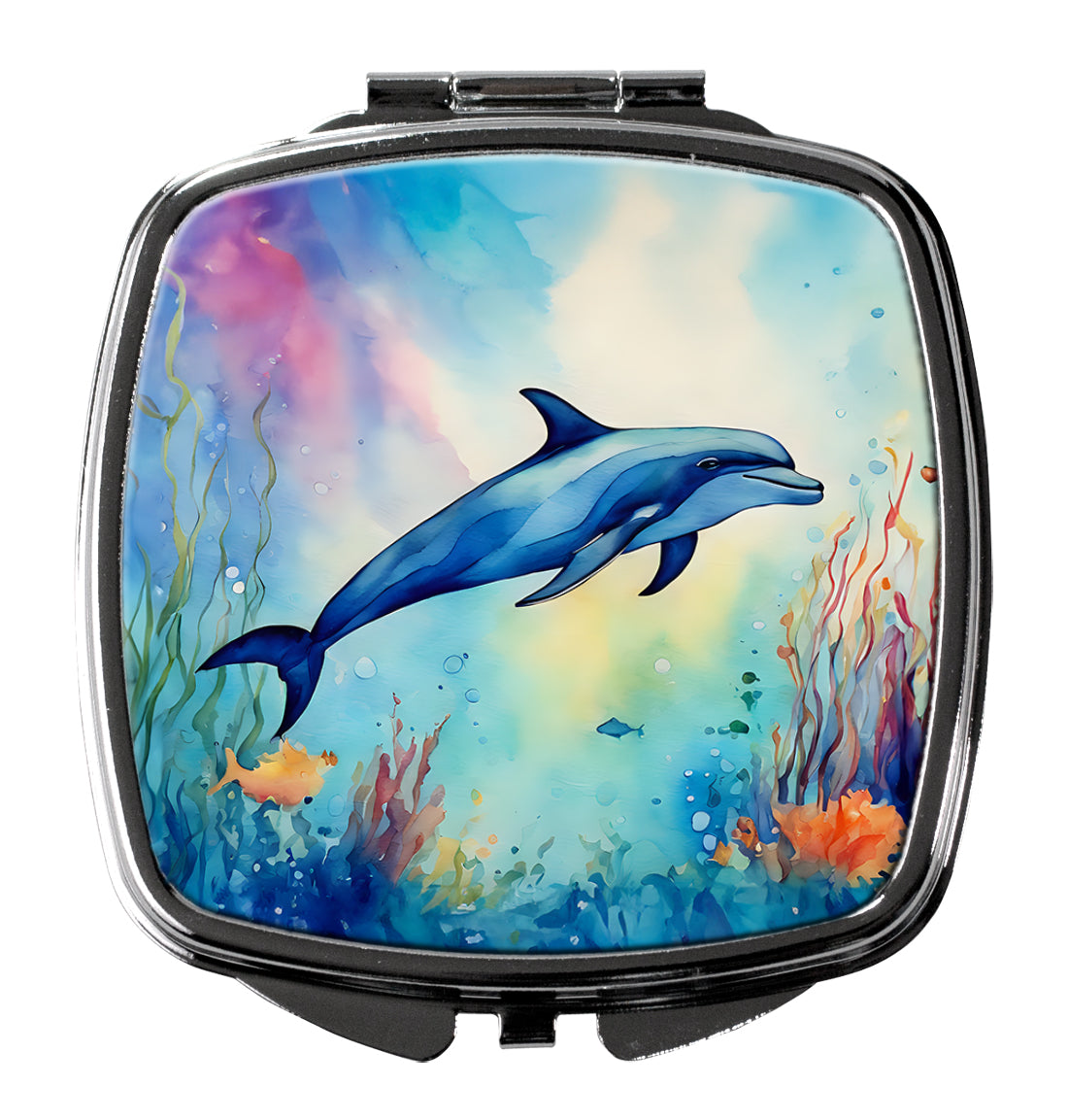 Dolphin Compact Mirror by Caroline's Treasures