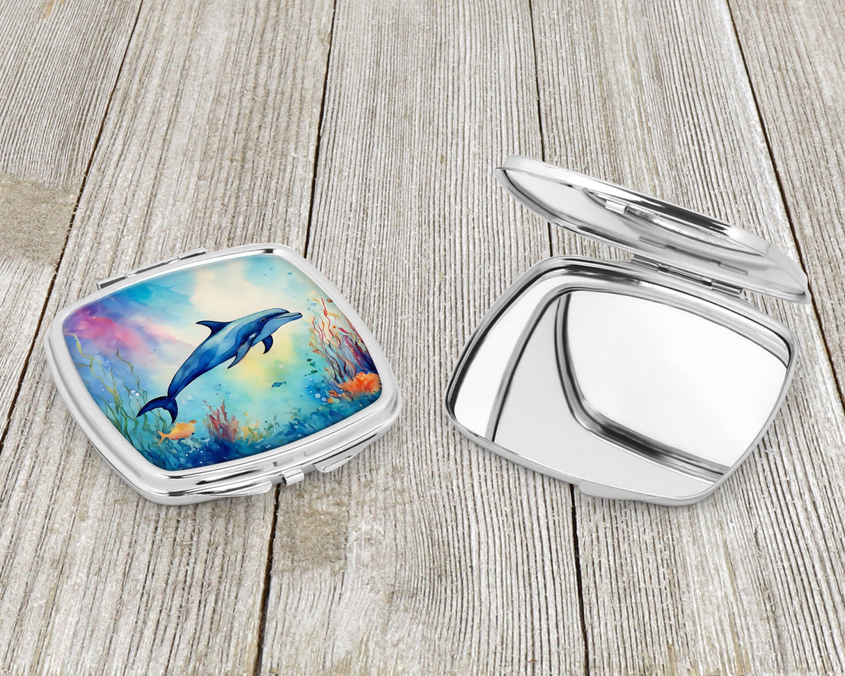 Dolphin Compact Mirror by Caroline's Treasures